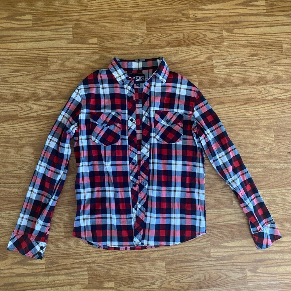 Size medium flannel by Rude